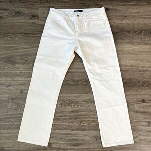 3×1 NYC Straight Denim Designer Jeans White Men's 34x30 Straight Made in USA